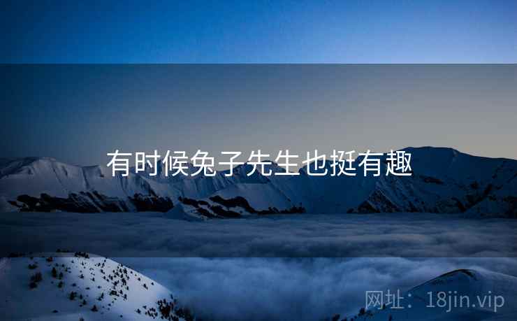 有时候兔子先生也挺有趣