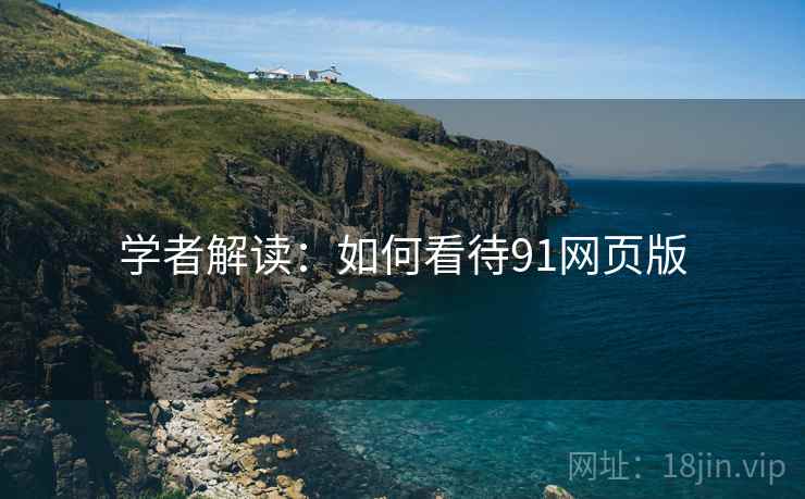 学者解读:如何看待91网页版