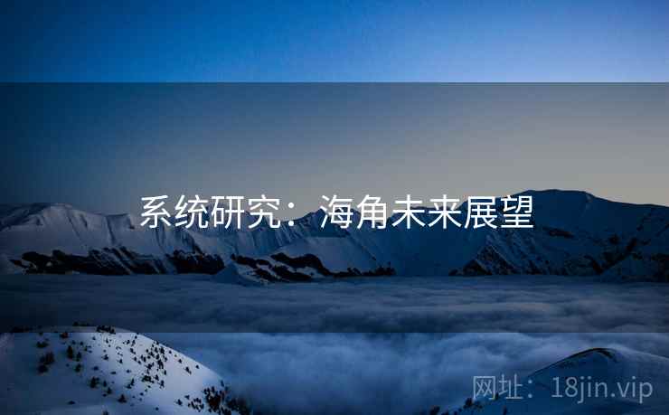 系统研究：海角未来展望