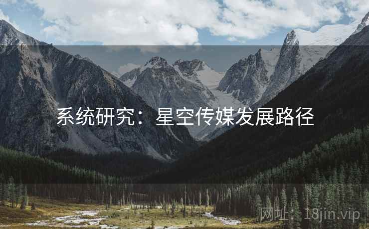 系统研究：星空传媒发展路径